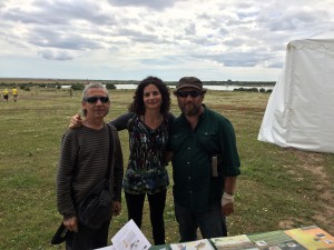 Autores e ilustrador de la Guia de Aves de Monfragüe y la guia de Aves de la Sierra Norte de Sevilla