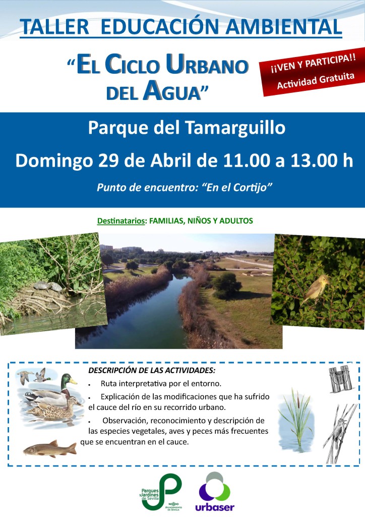 Algakon Taller ciclo del agua Tamarguillo abril 18